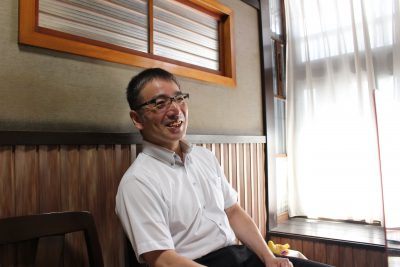 代表取締役藤田武史氏インタビュー中写真