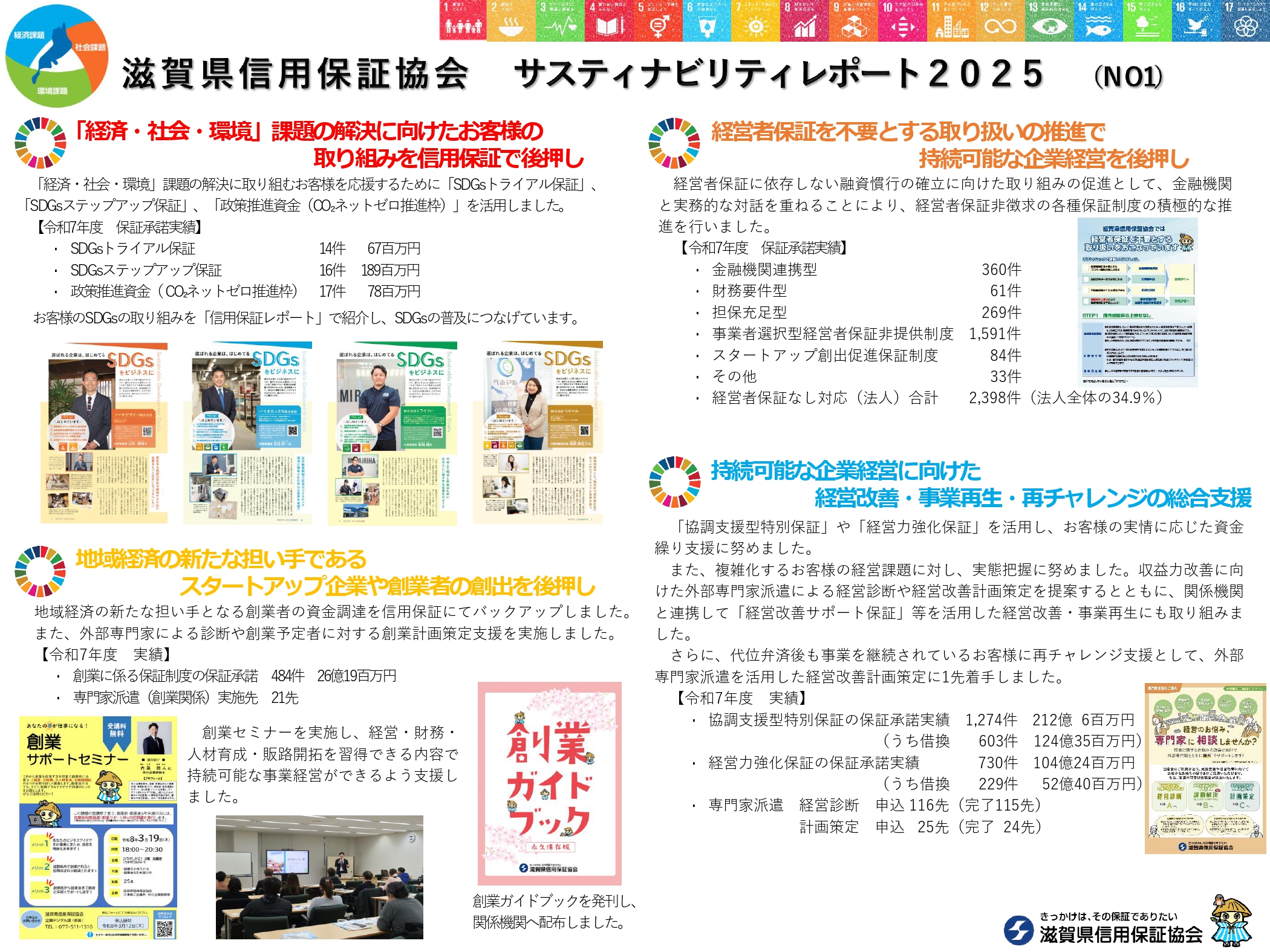 サスティナビリティレポート2025 NO1